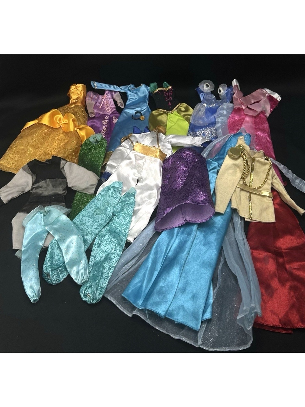 Disney Princess Barbie Doll Dresses & Clothes Cinderella, Belle, Auroa & More
